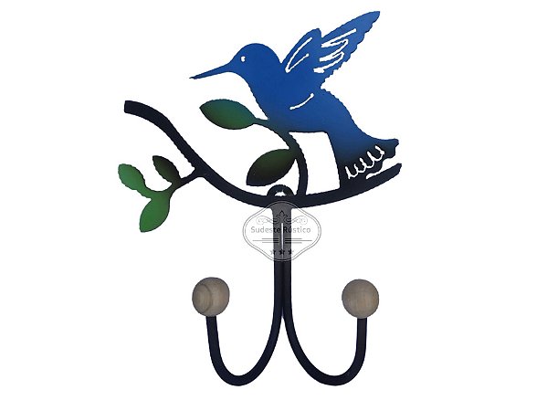 Suporte para Porta Toalha de Banheiro Beija- Flor Sudeste Rústico