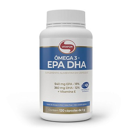 ÔMEGA 3 EPA - DHA 1G 120 CÁPSULAS VITAFOR