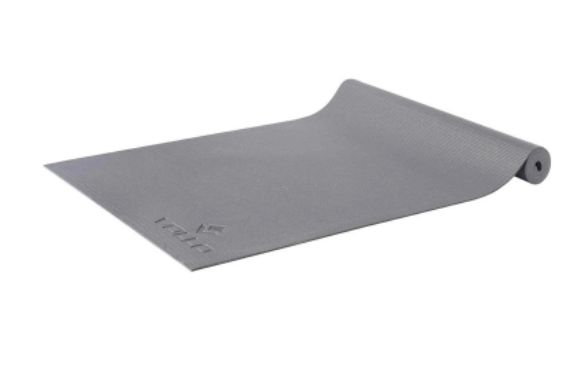 TAPETE (COLCHONETE) PARA YOGA E PILATES 4MM CINZA VOLLO