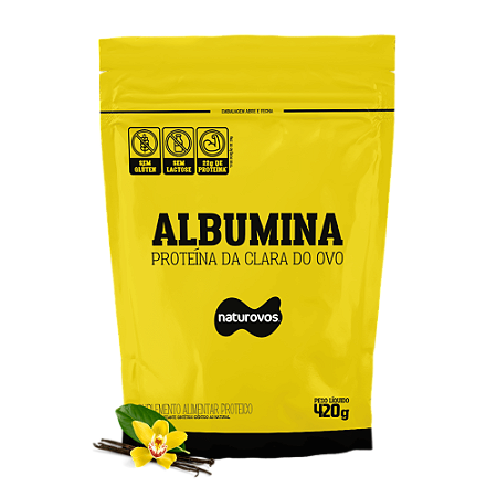 Albumina Naturovos 420g Baunilha