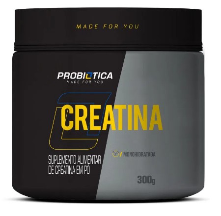 Creatina 300g - Probiótica Monohidratada 100% Pura