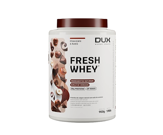 FRESH WHEY 900G CHOCOLATE BELGA E AVELA - POTE DUX