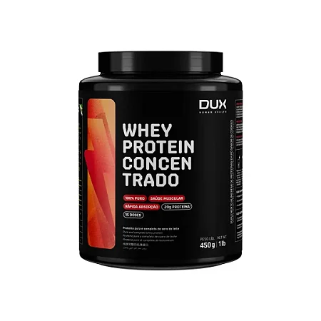 Whey Protein Concentrado I Dux Nutrition - Sabor: Baunilha (450g)