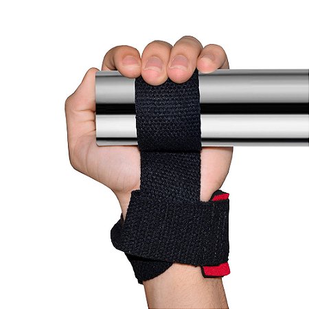 Thin Strap (Par) - Preto e Vermelho - NC Extreme
