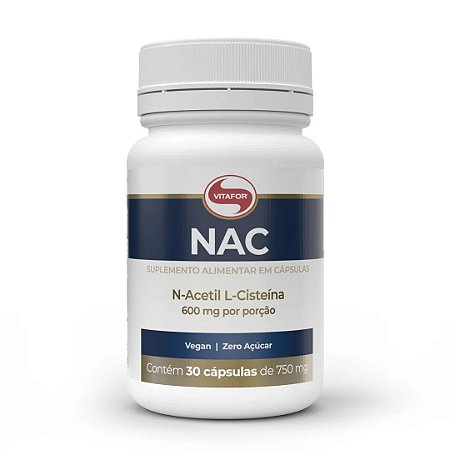 NAC - 30 cap - Vitafor (N-acetil L-cisteína)
