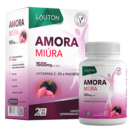 Amora Miúra - 750mg - 60 comprimidos | Lauton Nutrition