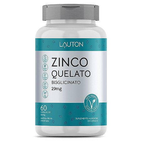 Zinco Quelato 29mg - 60 comprimidos - | Lauton Nutrition