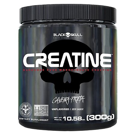 CREATINE 300G BLACK SKULL 100% PURA - NUTROFIT