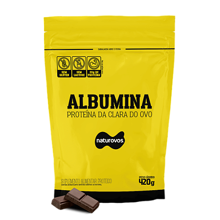 Albumina Naturovos 420g Chocolate
