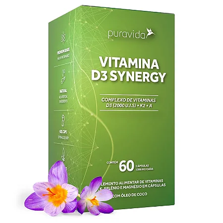 VITAMINA D3 SYNERGY PURAVIDA