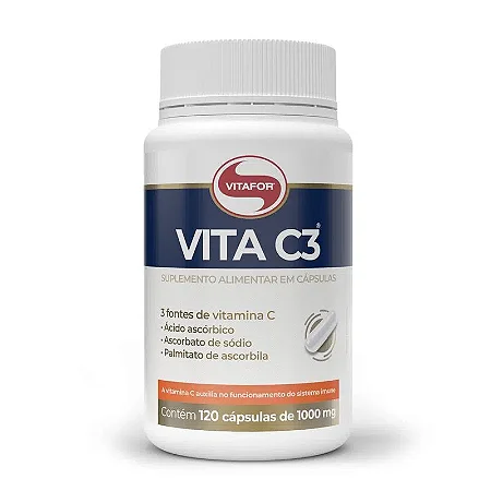 VITAMINA C - VITA C3 120 CAPS VITAFOR
