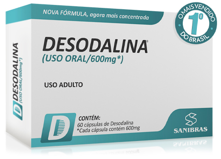 DESODALINA - 60 Cápsulas de 600mg