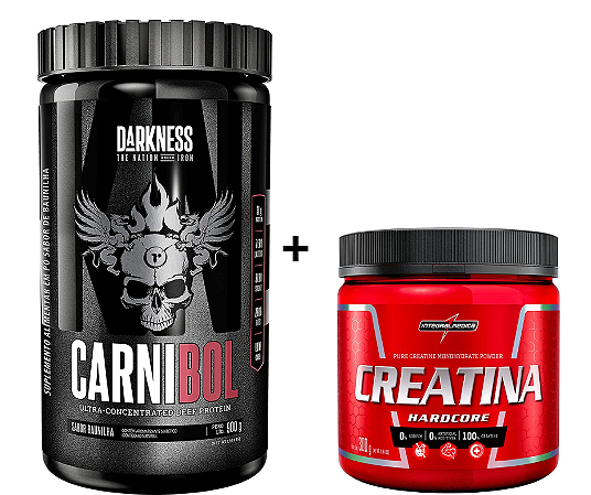 COMBO: Carnibol 900g + Creatina 300g 100% Pura Integalmedica