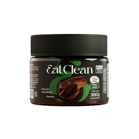 Pasta de Amendoim Chocolate Belga 300g Eat Clean