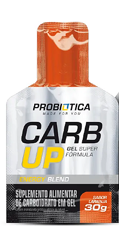 Carb Up Gel Super Fórmula Laranja Probiotica