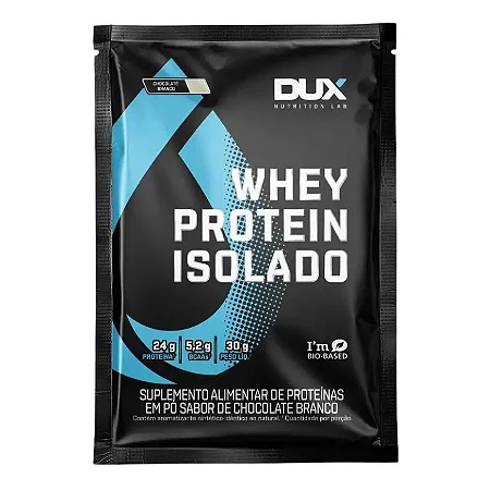 WHEY PROTEIN ISOLADO SACHE - CHOCOLATE BRANCO DUX
