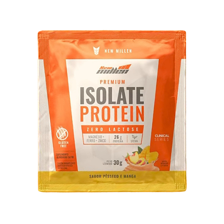 Sachê Isolate Protein Zero lactose I New Millen - Sabor: Pêssego e Manga (30g)
