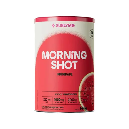 Morning Shot Pote 144g  - Sabor: Melancia