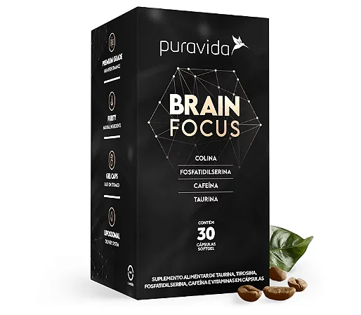 Brain Focus - 30 cápsulas Puravida
