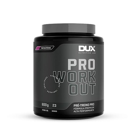 PRE WORKOUT PRO - 600G DUX FRUTAS ROXAS