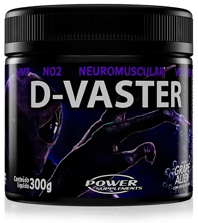 Pré Treino D-Vaster 300g - Power Supplements (Sabor: Grape Alien)