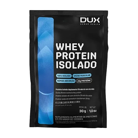 Sachê Whey Protein Isolado I Dux Nutrition – Sabor: Coco