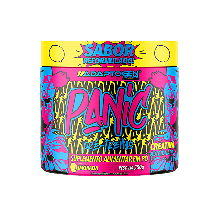 Panic Pré-Treino | Adaptogen - Sabor Limonada (150g)