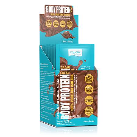Body Protein Sachê | Equaliv - Sabor Cacau  (20g)