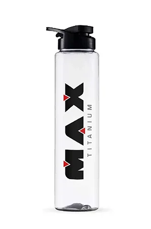 Garrafa de Cristal Slim Life 1 Litro  - Max Titanium