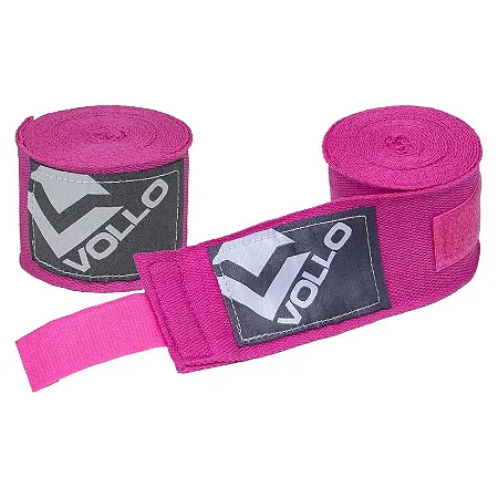 Bandagem Elástica VFG I Vollo - 3 metros (Rosa)