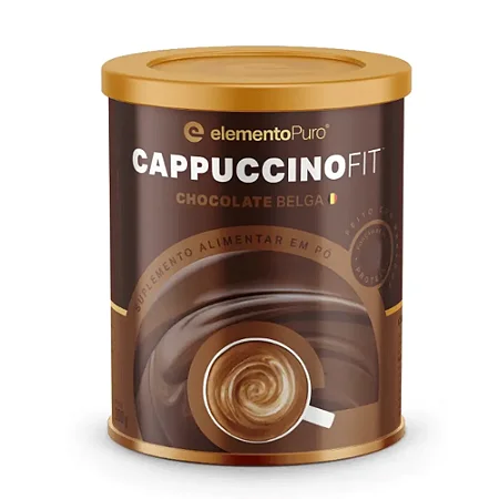 Cappuccino Fit | Elemento Puro – Sabor: Chocolate Belga (200g)