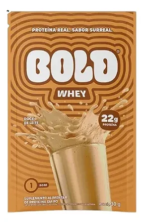 Whey Protein Sachê | Bold – Sabor: Doce de Leite (30g)