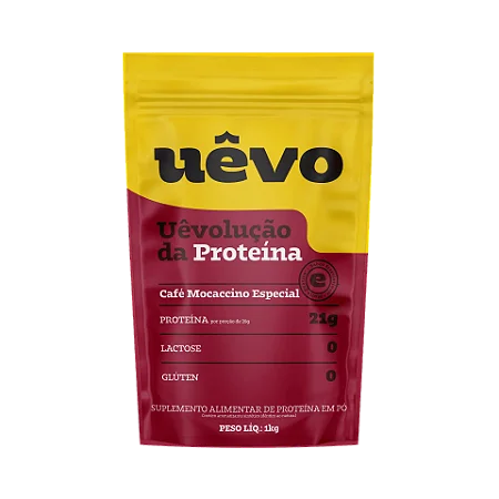 Proteína em Pó | Uêvo – Sabor: Café Mocaccino (1 kg)
