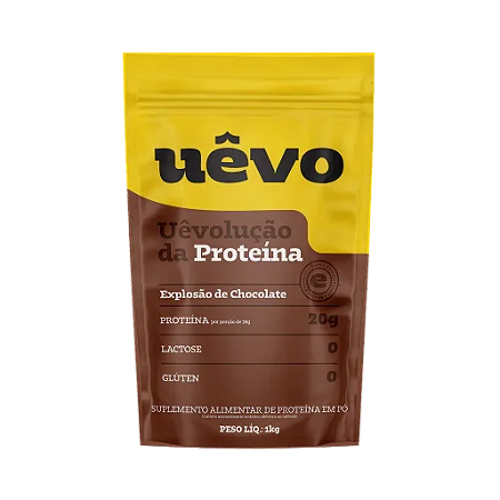 Proteína em Pó | Uêvo – Sabor: Chocolate (1 kg)