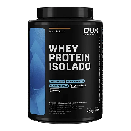 Whey Protein Isolado I Dux Nutrition - Sabor: Doce de Leite (900g)