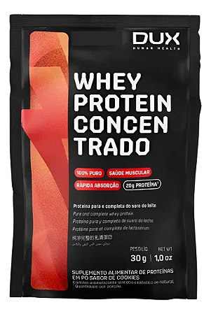 Sachê Whey Protein Concentrado I Dux Nutrition - Sabor: Torta de Limão (28g)