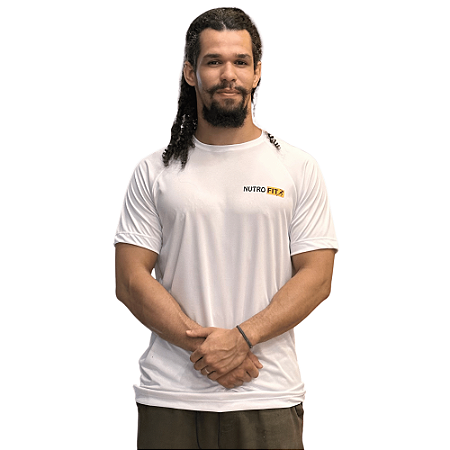 Camiseta Nutrofit Dry Fit - Cor: Branca