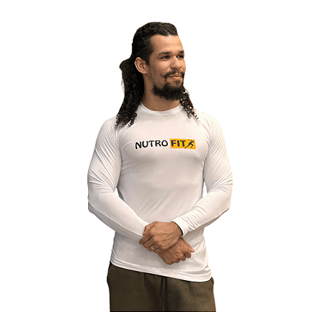 Camisa Hash Guard Manga Longa I Nutrofit - Cor: Branca