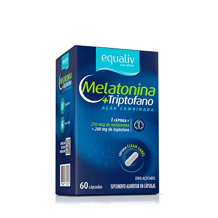 Melatonina + Triptofano | Equaliv (60 Cápsulas)