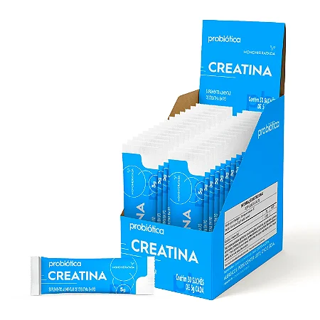 Display Creatina Monodose 30uni 5g cada