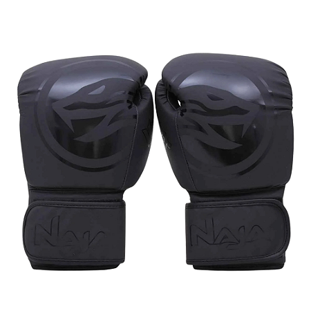 Luva de Boxe/Muay Thai Viper | Naja - Cor: Preta (14OZ)