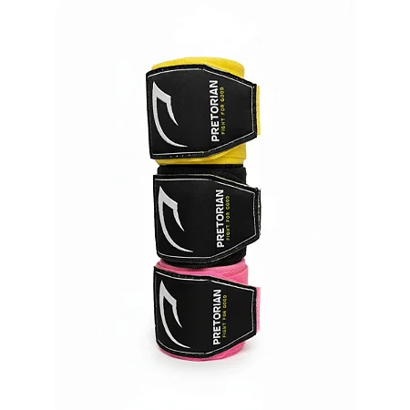 Bandagem Elástica First (Par) | Pretorian - Cor: Rosa (3m)