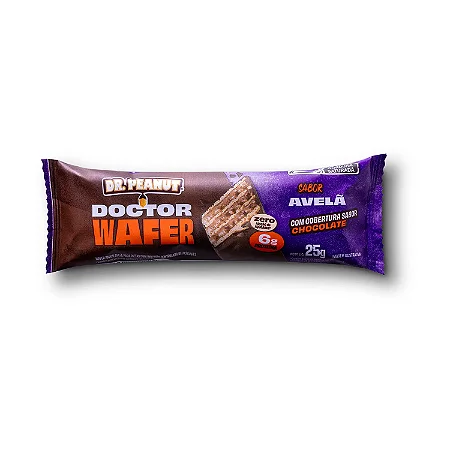 Barra Doctor Wafer I Dr. Peanut – Sabor: Avelã (25g)