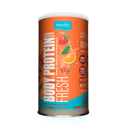 Equaliv Body Protein Fresh Laranja & Morango - 450g