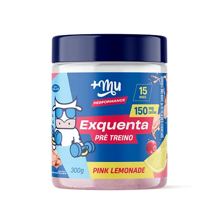 Exquenta Mais Mu - Pré-Treino - Pink Lemonade - 300g