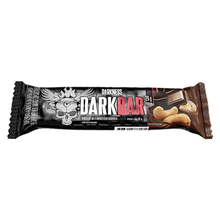 Barra De Proteína Dark Bar Chocolate Amargo Darkness