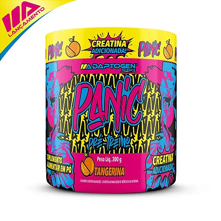 Panic Pré Treino Tangerina 300g Adaptogen