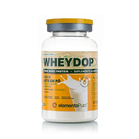 Monodose Wheydop X Leite em Pó 25g Elemento Puro