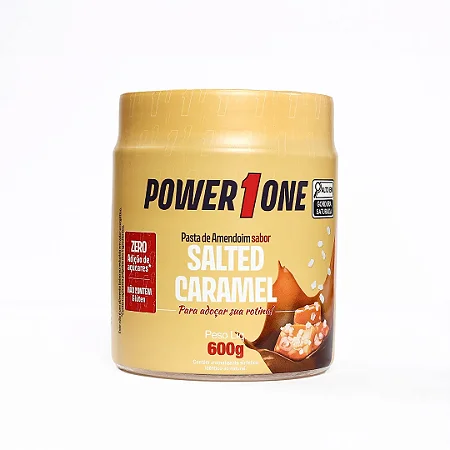 Pasta de Amendoim Power1One - Salted Caramel 600g