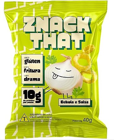 Snack Proteico Extrusado 40g Cebola e Salsa Max Titanium